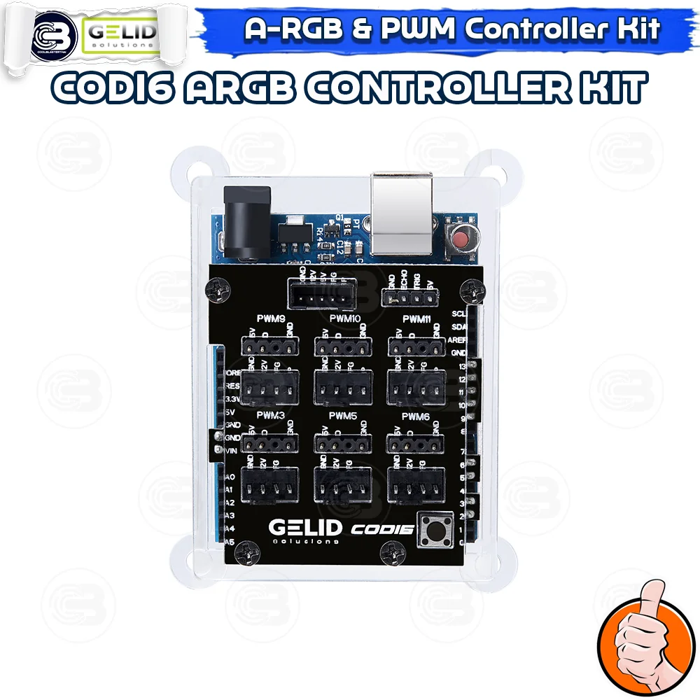 [CoolBlasterThai] GELID CODI6 A-RGB HUB+ PWM CONTROLLER HUB KIT