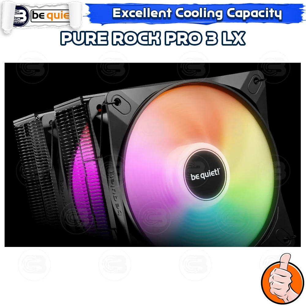[CoolBlasterThai] Be Quiet Pure Rock Pro 3 LX Heat Sink CPU Cooler (AM5/LGA1851 Ready) (BK043) ประกัน 3 ปี