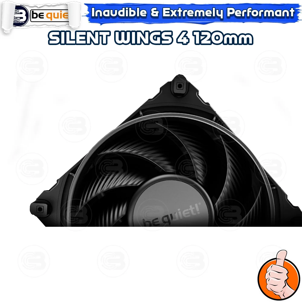 [CoolBlasterThai] Be Quiet Silent Wings 4 120 PWM high-speed PC Fan Case (BL094) ประกัน 5 ปี