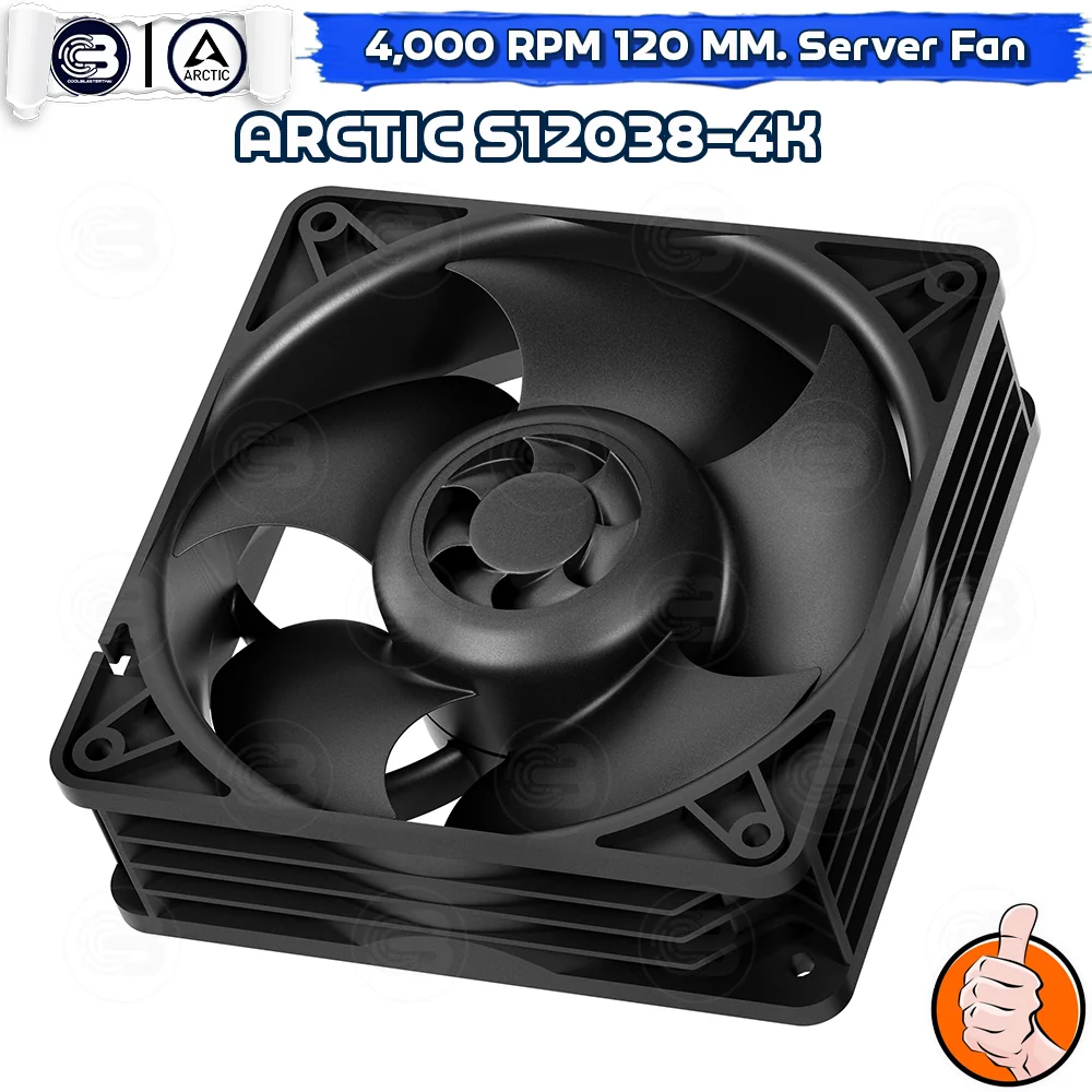 [CoolBlasterThai] ARCTIC S12038-4K 4000 RPM (size 120 mm.) PC Fan Case ประกัน 6 ปี