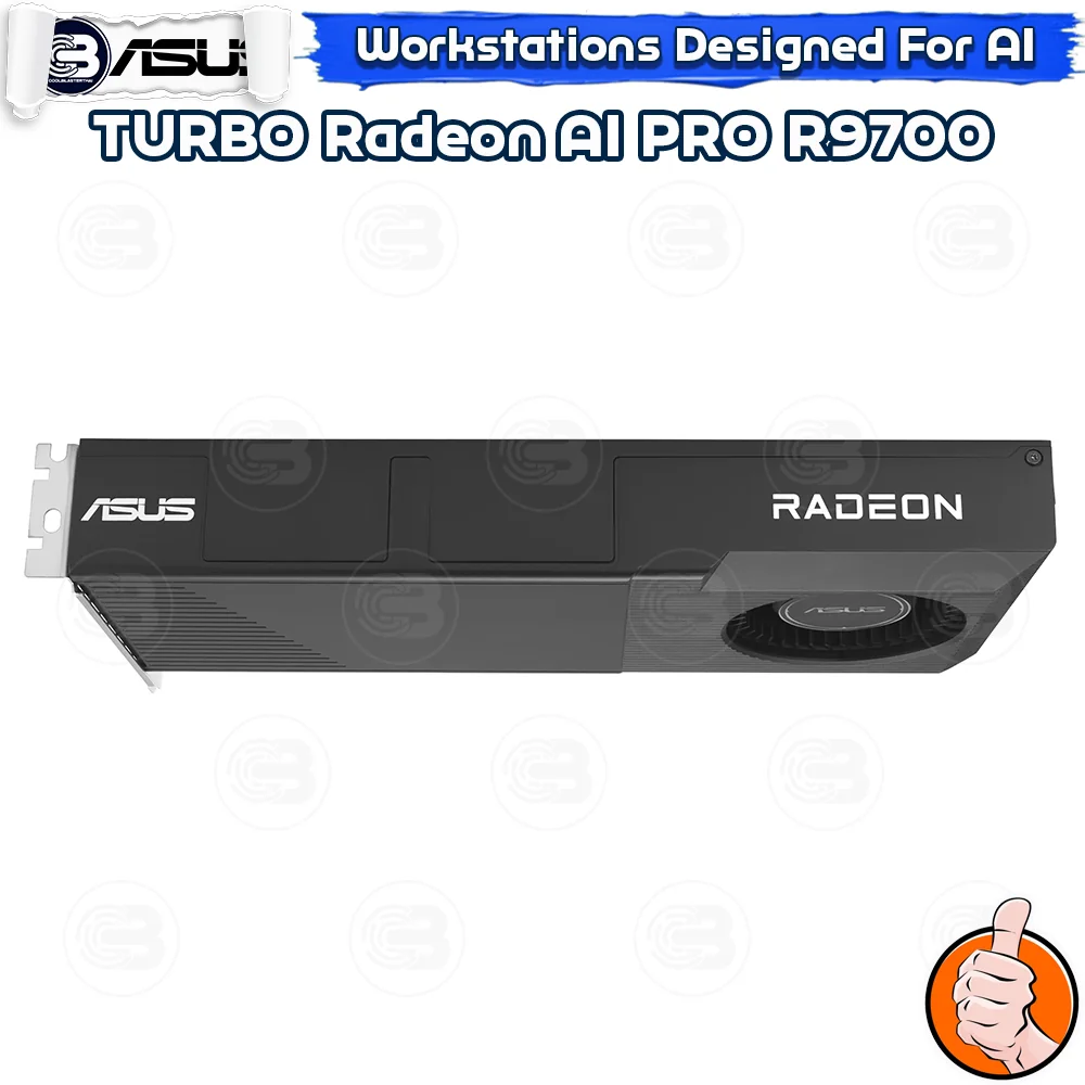 [CoolBlasterThai] ASUS TURBO Radeon AI PRO R9700 32GB GDDR6 (3Y-ARC)
