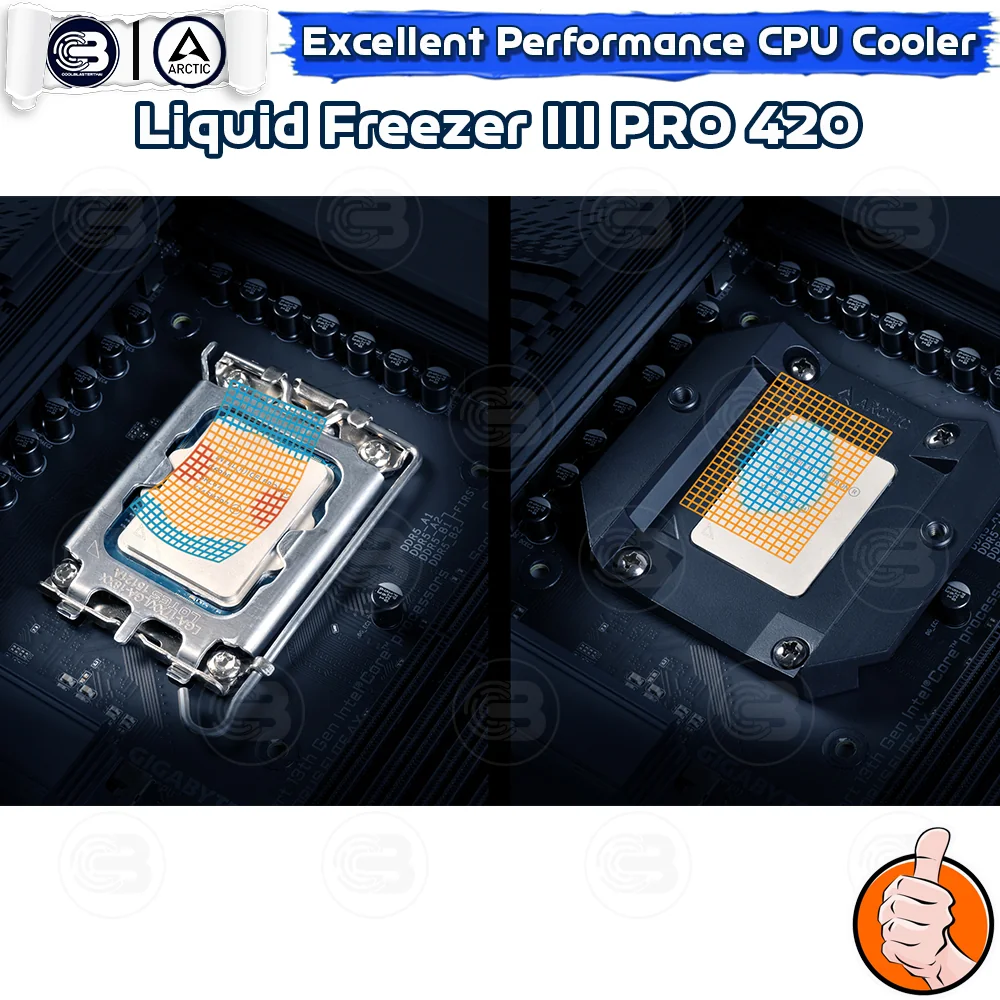 [CoolBlasterThai] ARCTIC Liquid Freezer III Pro 420 Black (All-In-One CPU Water Cooler) (LGA1851/1700/AM5/AM4)