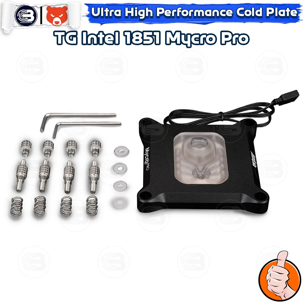 [CoolBlasterThai] THERMAL GRIZZLY INTEL 1851 MYCRO PRO For Intel LGA1851/1700 socket CPU Water Block (TG-MY-P-RGB-i1851)