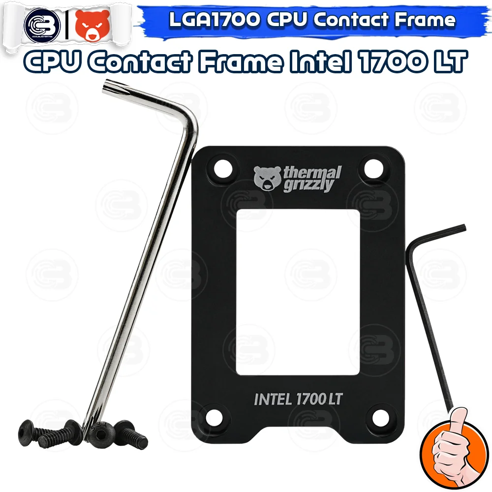 [CoolBlasterThai] THERMAL GRIZZLY CPU CONTACT FRAME INTEL 1700 LT 12TH/13TH/14T Generation (เฟรม)