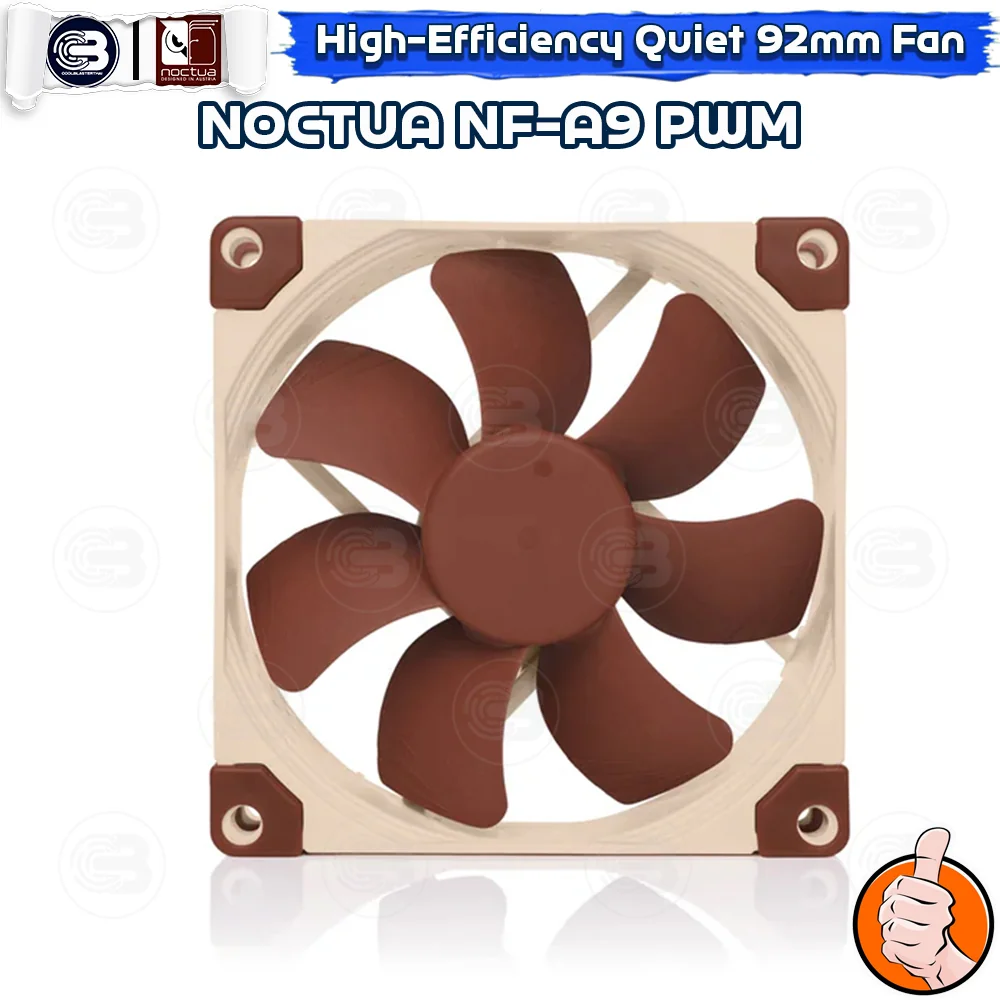 [CoolBlasterThai] NOCTUA NF-A9 PWM PC Fan Case (size 92 mm.) ประกัน 6 ปี
