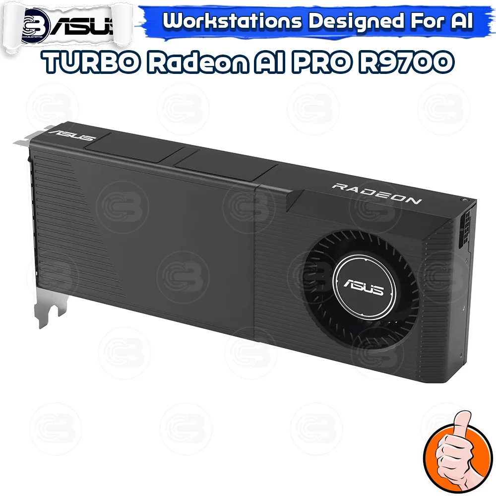 [CoolBlasterThai] ASUS TURBO Radeon AI PRO R9700 32GB GDDR6 (3Y-ARC)