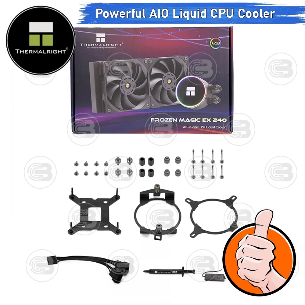 [CoolBlasterThai] Thermalright Frozen Magic EX 240 ARGB AIO Liquid CPU Cooler (AM5/LGA1851 Ready) ประกัน 5 ปี