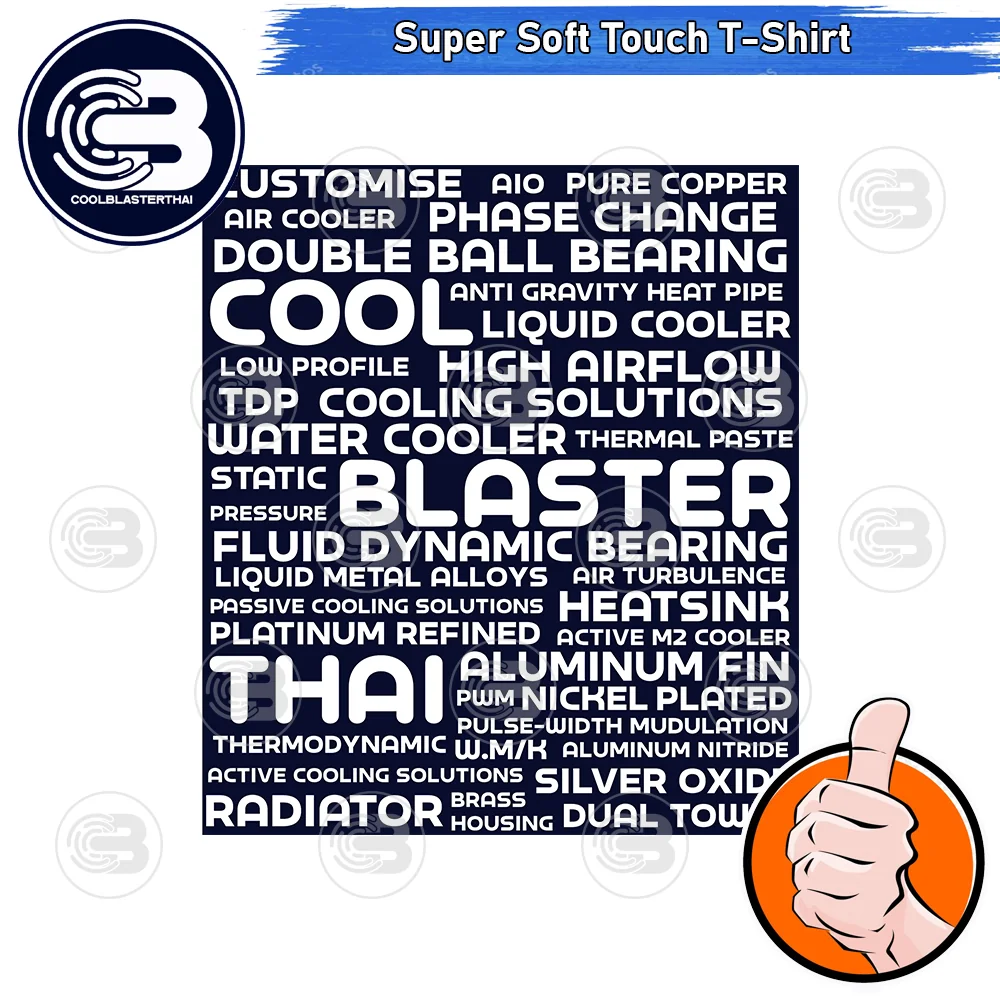 [CoolBlasterThai] Super Soft T-Shirt Unisex Version 2025 Size L (For Member Redemption) (เสื้อยืดคอกลม)
