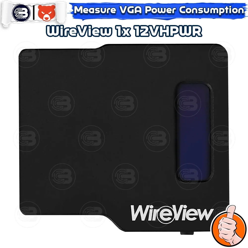 [CoolBlasterThai] THERMAL GRIZZLY WIREVIEW (WV-H1R) 12VHPWR Reversed GPU Power Consumption OLED Display (จอแสดงข้อมูลการใช้พลังงาน)