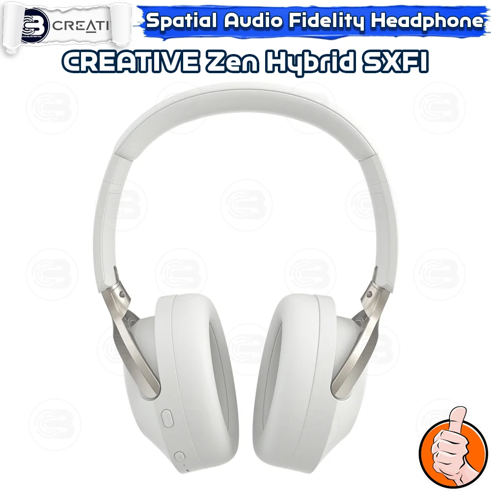 [CoolBlasterThai] CREATIVE Zen Hybrid SXFI Over-ear Headphones (Light Gray)