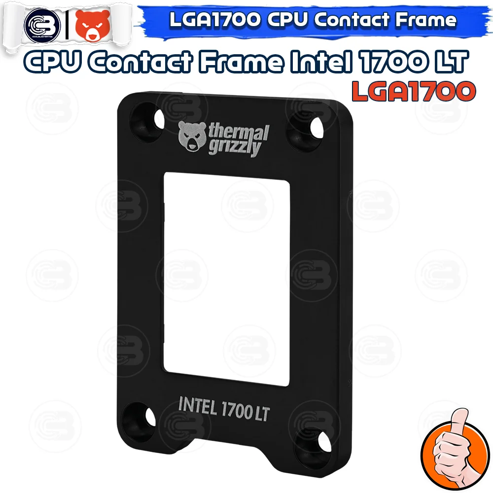 [CoolBlasterThai] THERMAL GRIZZLY CPU CONTACT FRAME INTEL 1700 LT 12TH/13TH/14T Generation (เฟรม)