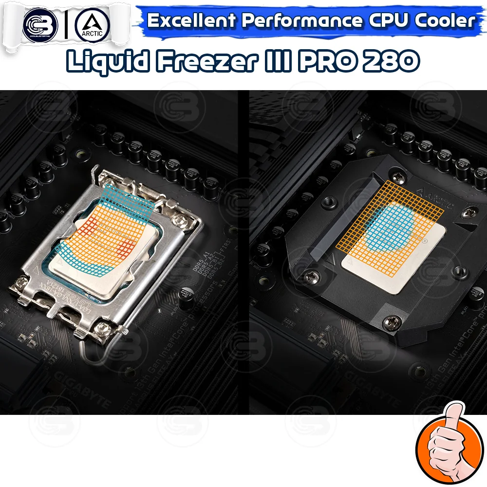 [CoolBlasterThai] ARCTIC Liquid Freezer III PRO 280 Black (All-In-One CPU Water Cooler) (LGA1851/1700/AM5/AM4)