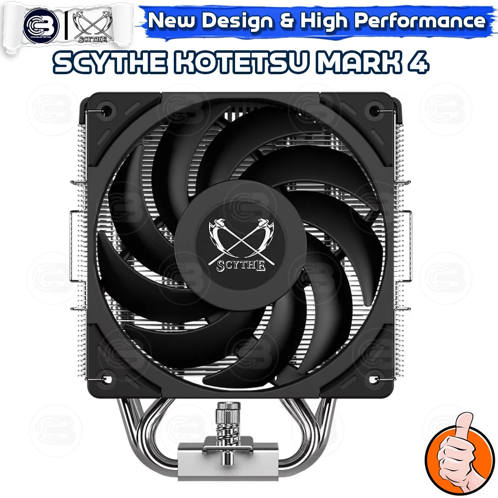 [CoolBlasterThai] SCYTHE KOTETSU MARK 4 CPU Cooler Single Tower 4 Heatpipes (AM5/LGA1851 Ready)
