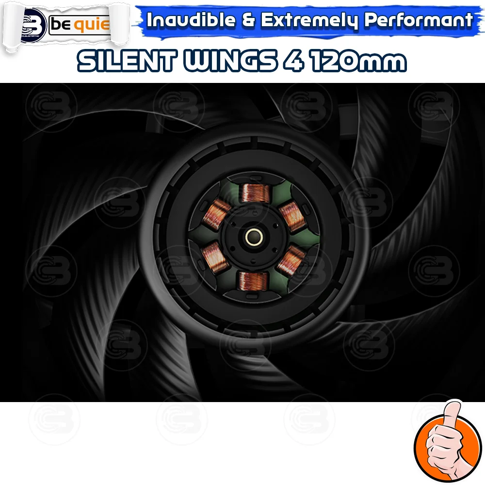 [CoolBlasterThai] Be Quiet Silent Wings 4 120 PWM high-speed PC Fan Case (BL094) ประกัน 5 ปี