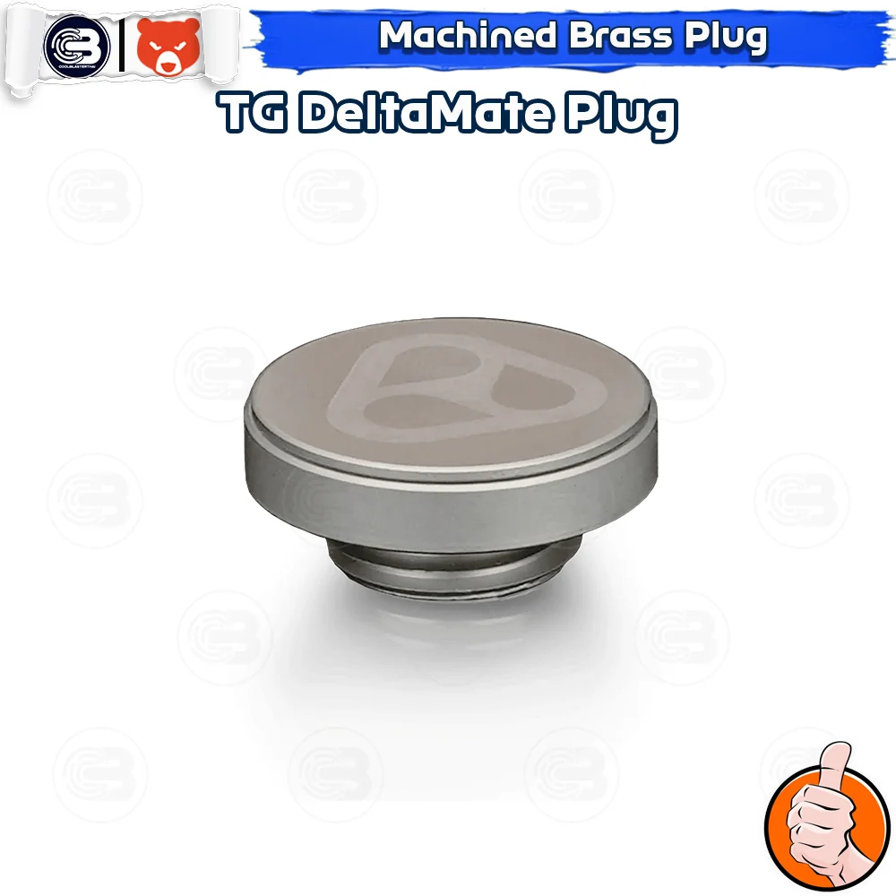 [CoolBlasterThai] THERMAL GRIZZLY DELTAMATE PLUG Matt Nickel Machined Brass
