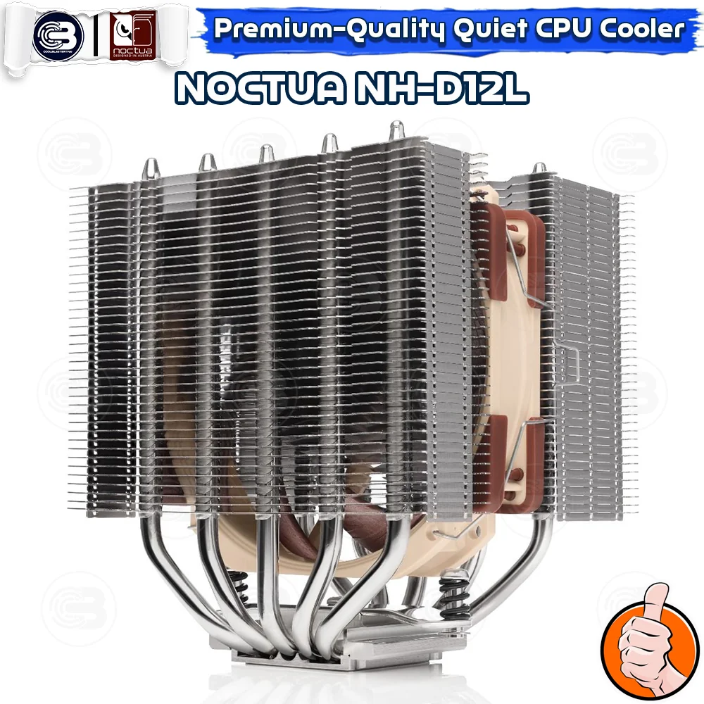 [CoolBlasterThai] NOCTUA NH-D12L Heat Sink CPU Cooler (AM5/LGA1851 Ready) ประกัน 6 ปี