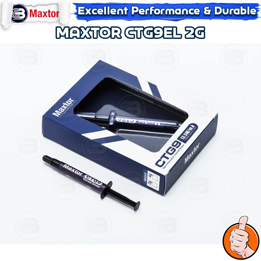 [CoolBlasterThai] MAXTOR CTG9EL Thermal Compound 2g./13.5 W/m.k