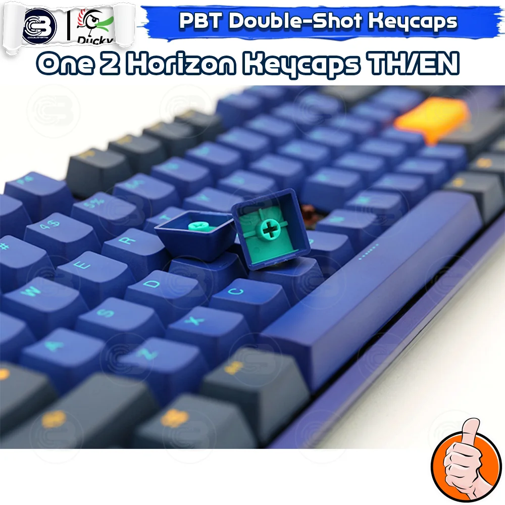 [CoolBlasterThai] Ducky One 2 Horizon Keycap Set 108 Keys TH/EN (คีย์บอร์ด)