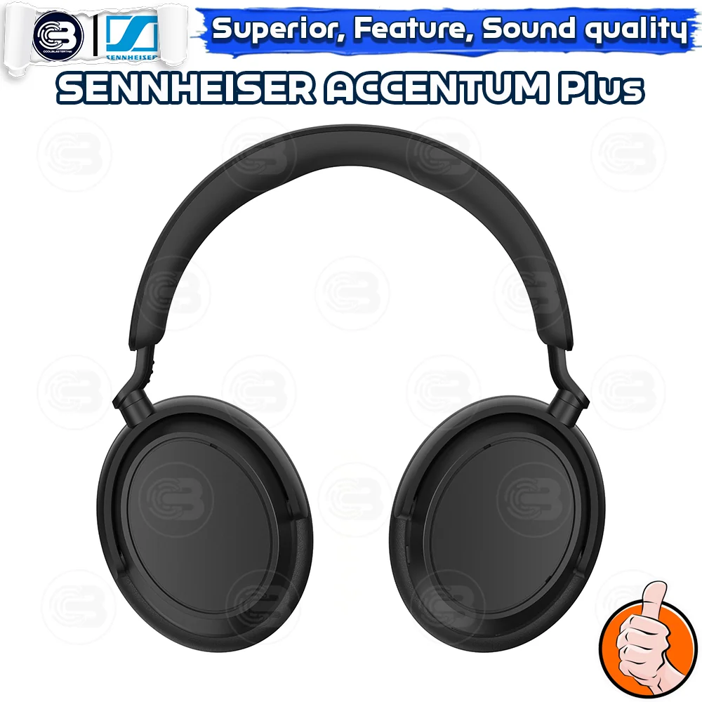 [CoolBlasterThai] SENNHEISER ACCENTUM Plus Wireless BLACK Around-the-ear Sound Quality With ANC