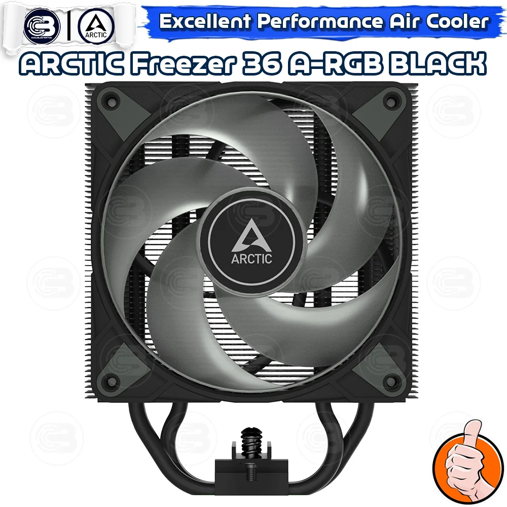 [CoolBlasterThai] ARCTIC FREEZER 36 A-RGB BLACK CPU Air Cooler (LGA1851/1700/AM5/AM4)