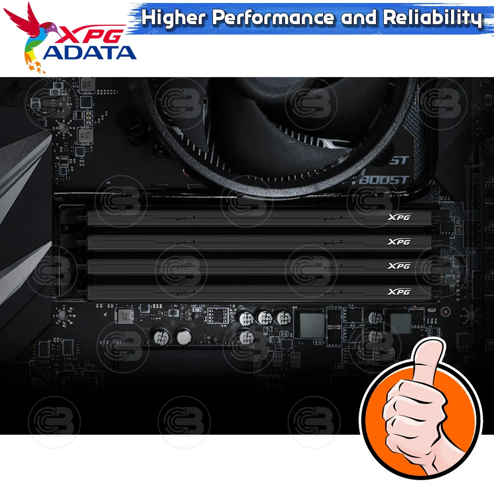 [CoolBlasterThai] ADATA XPG GAMMIX D35 BLACK 16GB (16GBx1) DDR4-3200 CL16-20-20 (LT-Warranty)