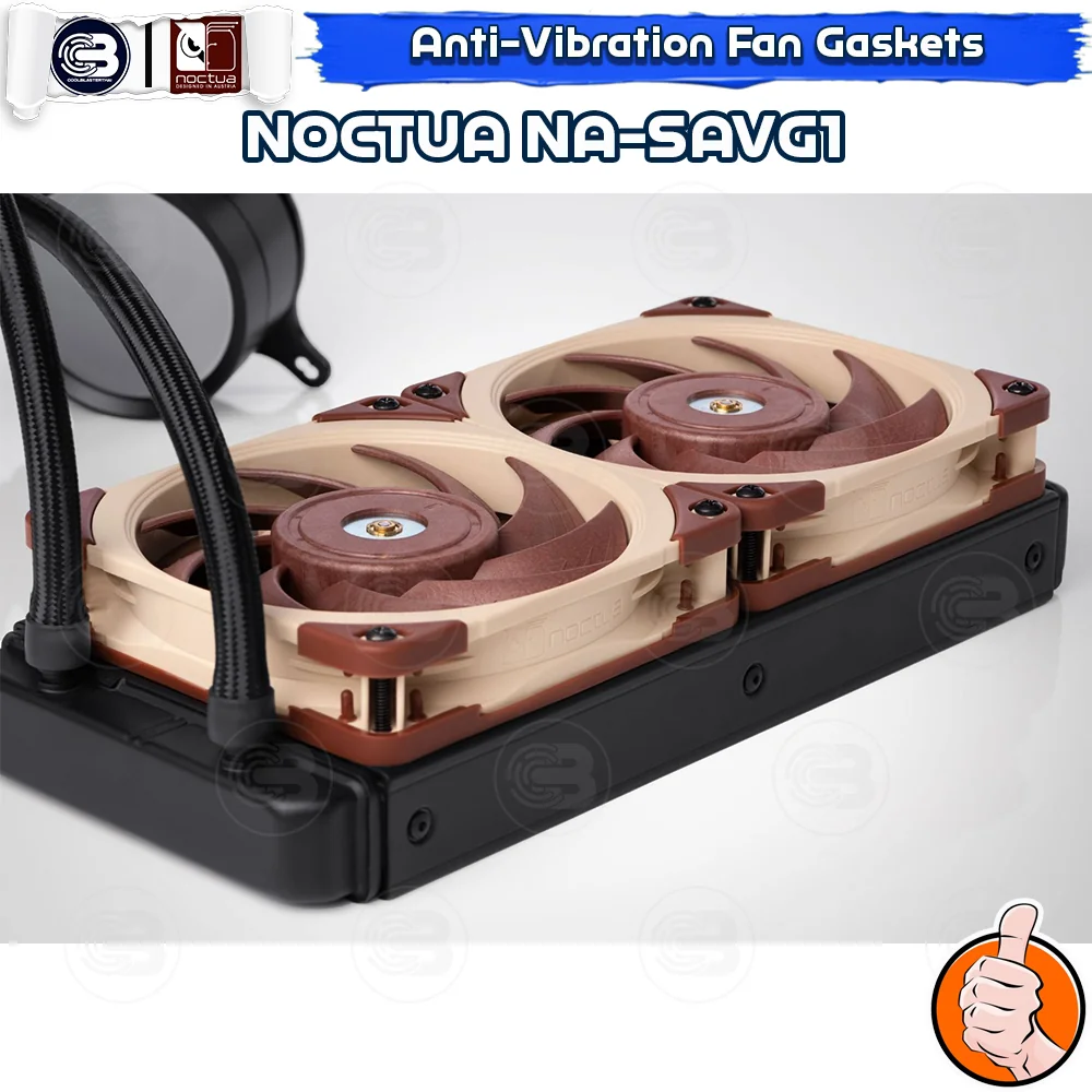 [CoolBlasterThai] NOCTUA NA-SAVG1 Anti-vibration Gaskets For 120 mm Fan (Set Of 3)