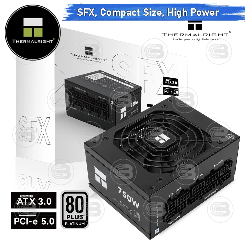 [CoolBlasterThai] Thermalright SFX Power Supply 750W 80 Plus Platinum Embossed Full Modular (TPFX750)
