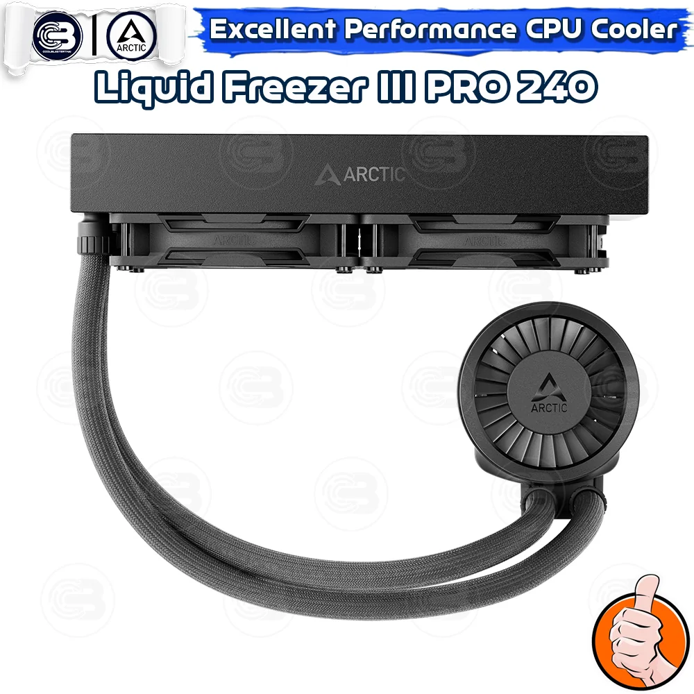 [CoolBlasterThai] ARCTIC LIQUID FREEZER III Pro 240 Black (All-In-One CPU Water Cooler) (LGA1851/1700/AM5/AM4)