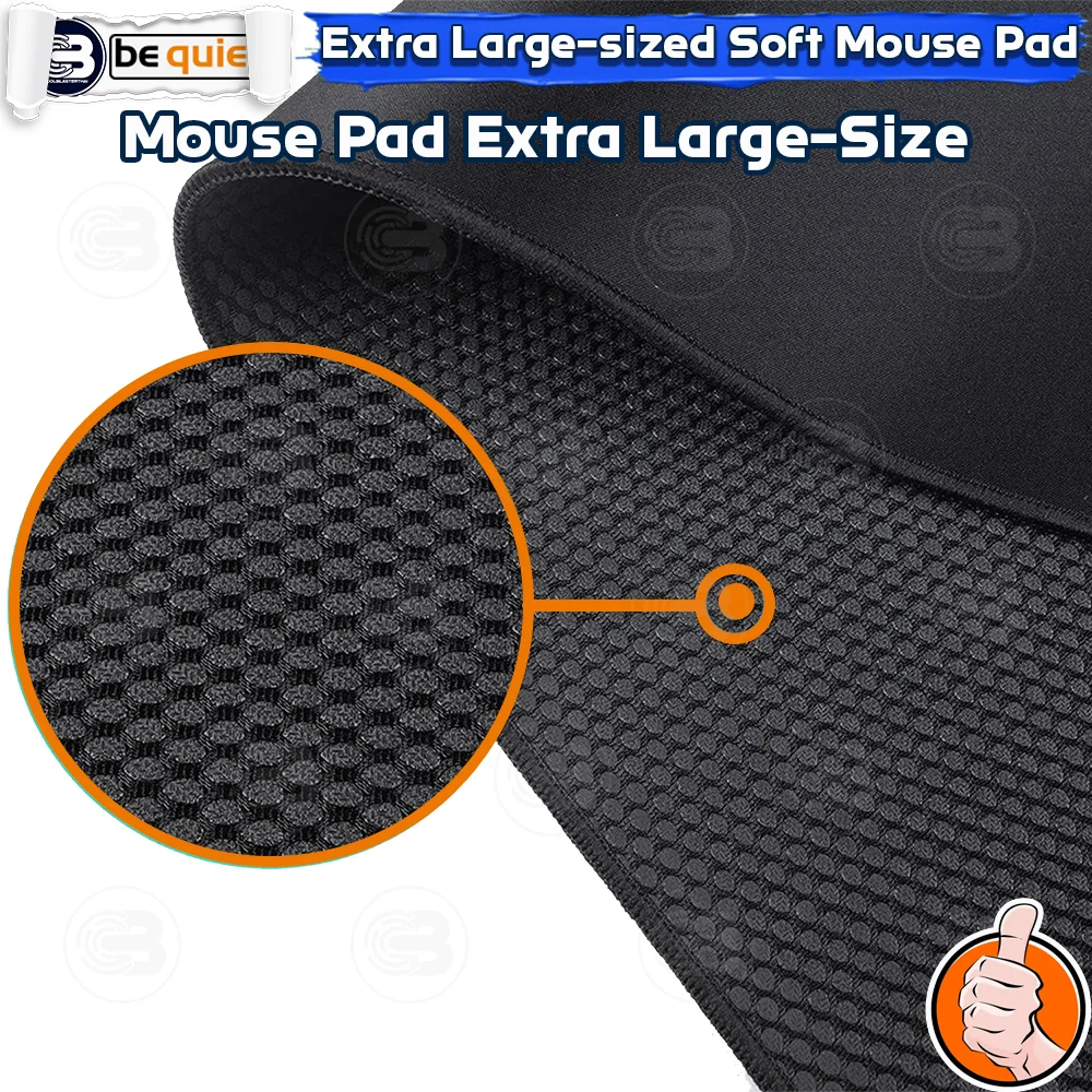 [CoolBlasterThai] Be Quiet Mouse Pad Extra Large (900x400mm) (แผ่นรองเมาส์)