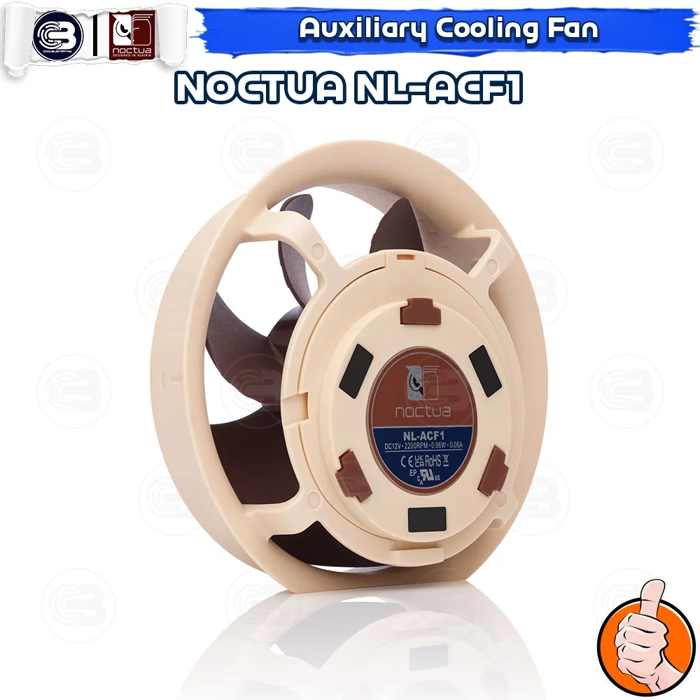 [CoolBlasterThai] NOCTUA NL-ACF1 Auxiliary Cooling Fan NL-LC1 (size 80 mm.) ประกัน 6 ปี