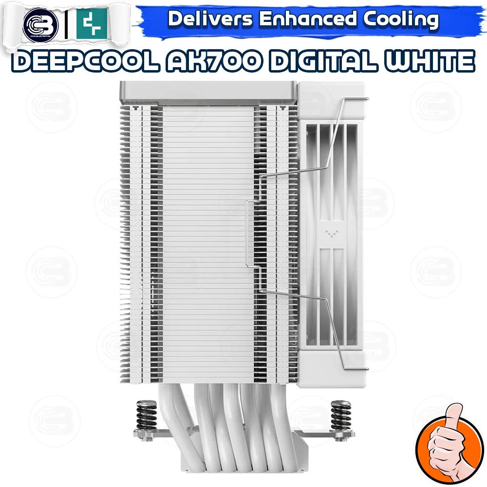 [CoolBlasterThai] DEEPCOOL AK700 DIGITAL WHITE CPU Cooler (LGA1700/AM5 Ready)