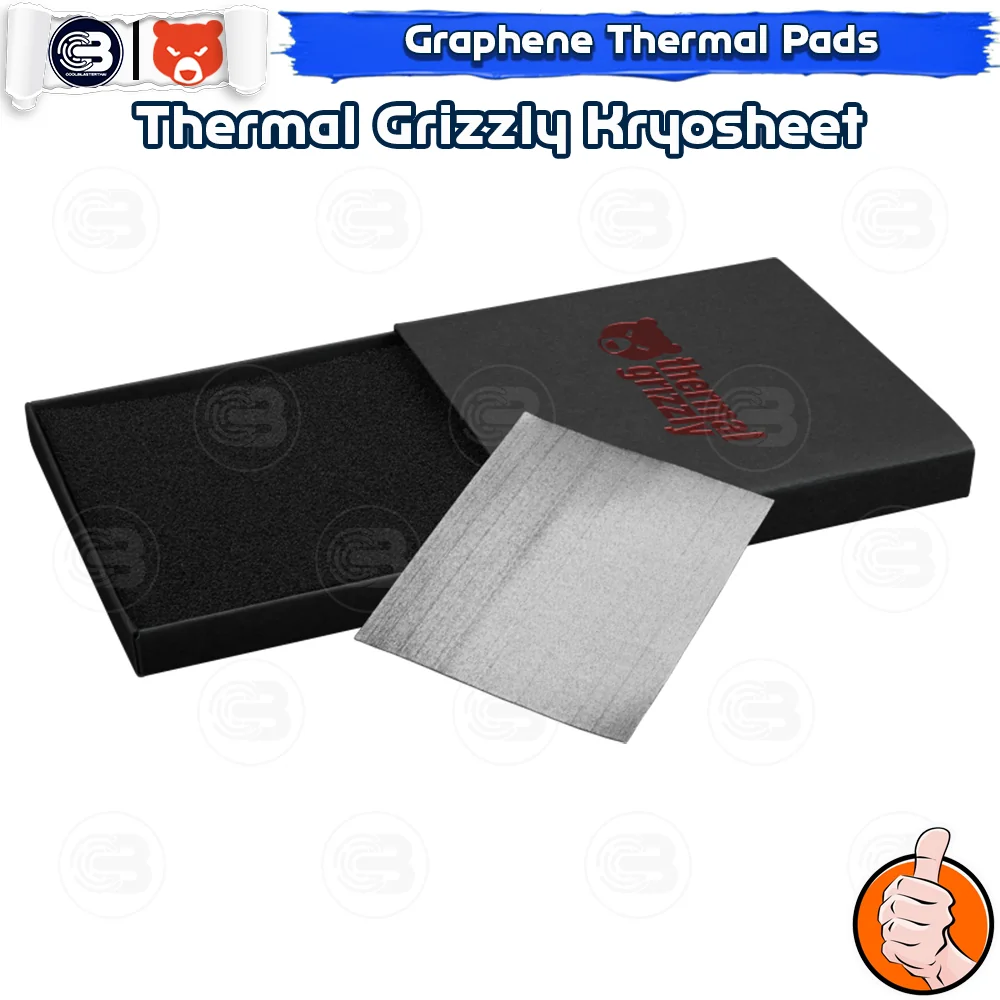 [CoolBlasterThai] THERMAL GRIZZLY KRYOSHEET Graphene Thermal Pad 68x51x0.2 mm. (Threadripper/Epyc/Xeon)
