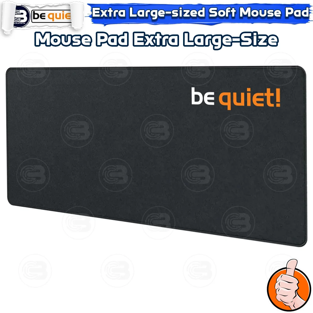 [CoolBlasterThai] Be Quiet Mouse Pad Extra Large (900x400mm) (แผ่นรองเมาส์)