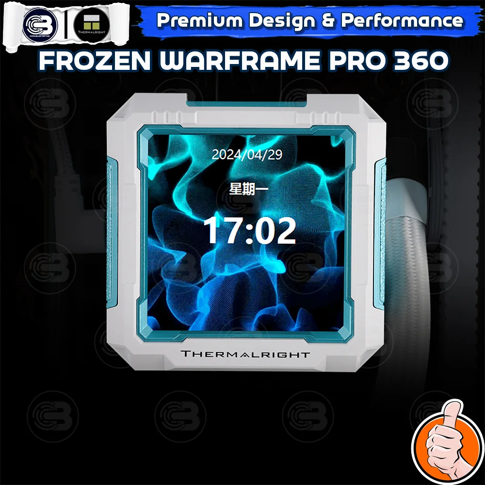 [CoolBlasterThai] THERMALRIGHT FROZEN WARFRAME PRO 360 ARGB WHITE AIO Liquid CPU Cooler (AM5/LGA1851 Ready) ประกัน 5 ปี