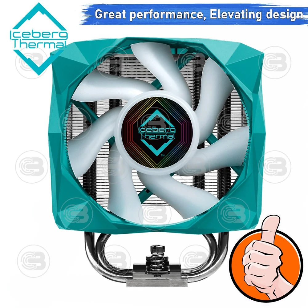 [CoolBlasterThai] Iceberg Thermal IceSLEET X6 Multi Compatible Tower CPU Cooler with A-RGB ประกัน 2 ปี