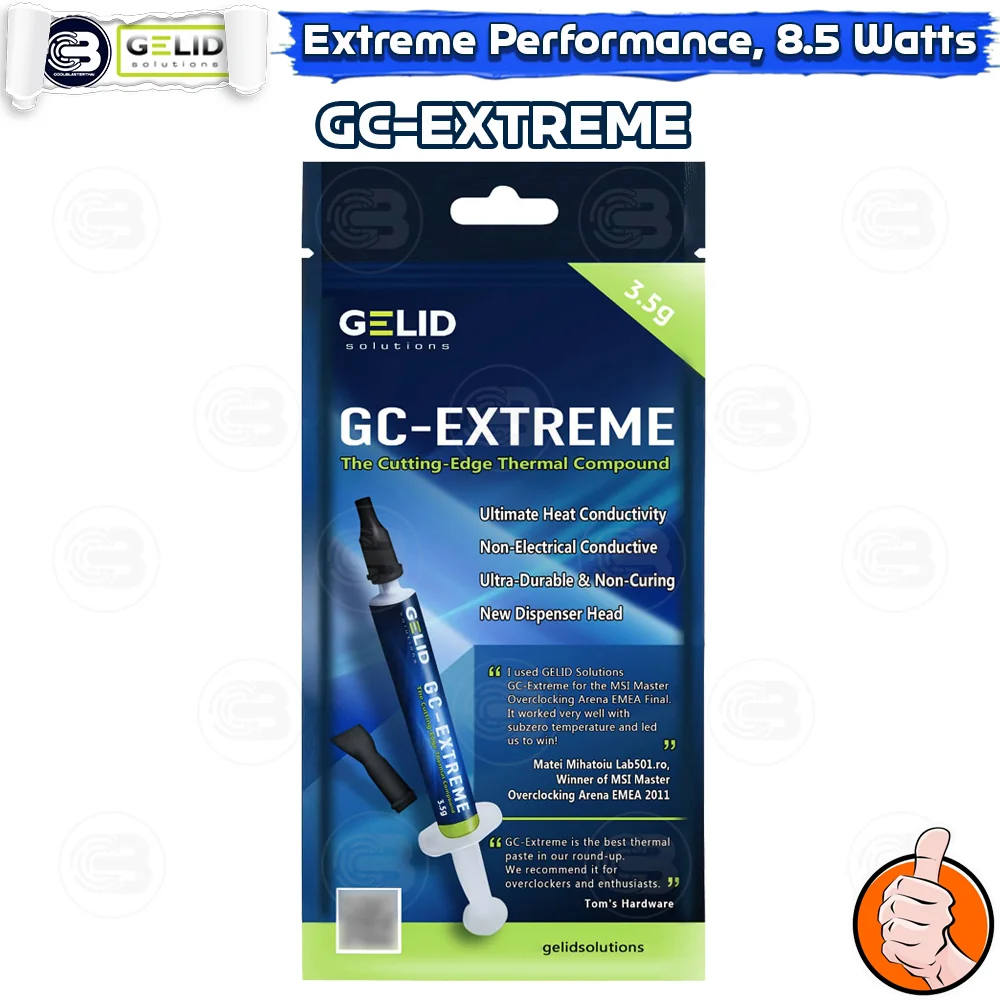 [CoolBlasterThai] GELID GC-Extreme Thermal Compound 3.5G.(TC-GC-03-A-3-5G) (ซิลิโคนนำความร้อน)