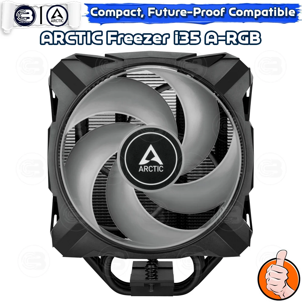 [CoolBlasterThai] ARCTIC FREEZER i35 A-RGB Tower CPU Cooler for Intel ประกัน 6 ปี (LGA1851/1700 Ready)