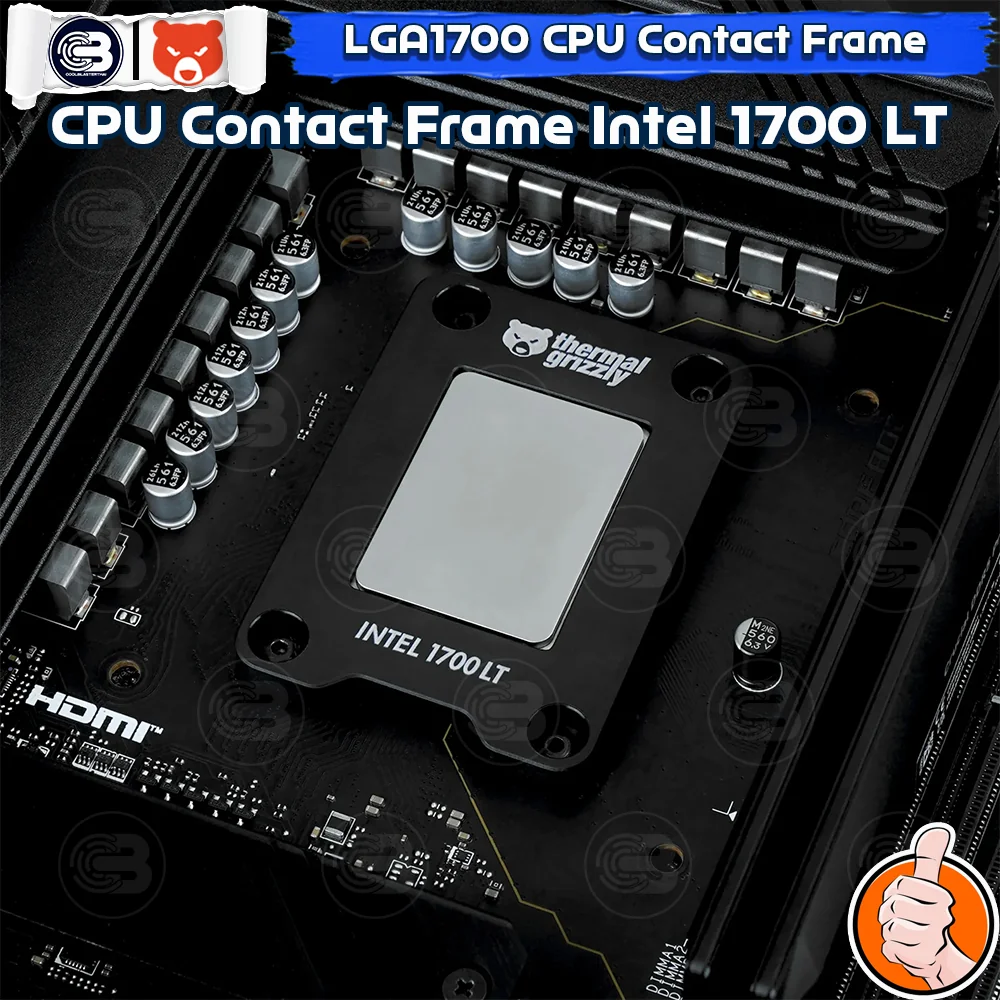 [CoolBlasterThai] THERMAL GRIZZLY CPU CONTACT FRAME INTEL 1700 LT 12TH/13TH/14T Generation (เฟรม)