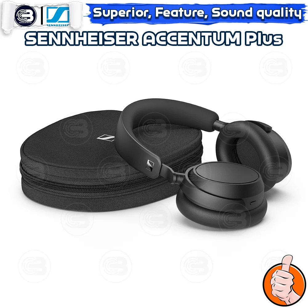 [CoolBlasterThai] SENNHEISER ACCENTUM Plus Wireless BLACK Around-the-ear Sound Quality With ANC