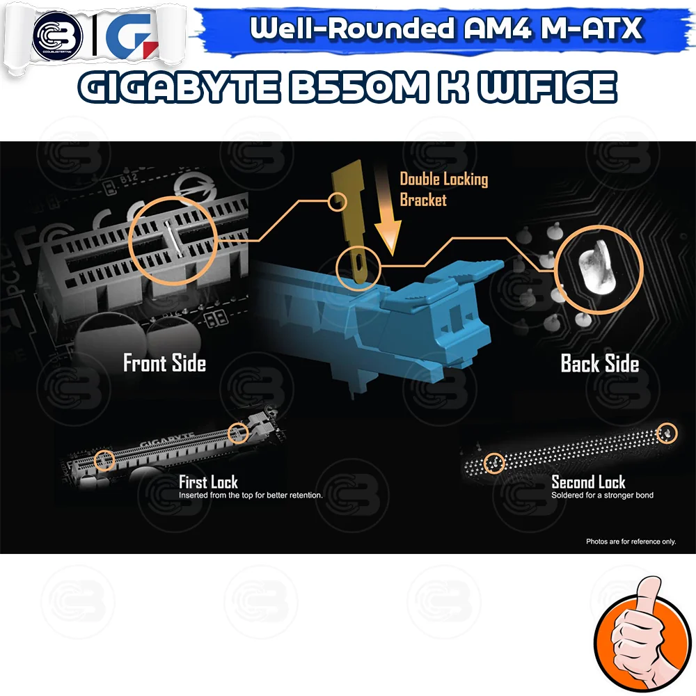 [CoolBlasterThai] GIGABYTE MAINBOARD B550M K WIFI6E DDR4 AM4 MICRO-ATX ประกัน 3 ปี