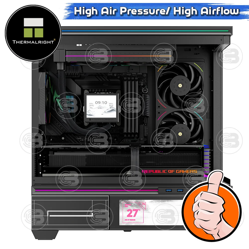 [CoolBlasterThai] Thermalright TL-UB24 Row Fan Optimized Static Pressure ARGB (size 120 mm.) ประกัน 3 ปี (พัดลม)