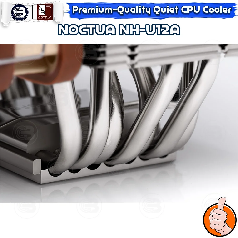 [CoolBlasterThai] NOCTUA NH-U12A Heat Sink CPU Cooler (AM5/LGA1700 Ready) ประกัน 6 ปี