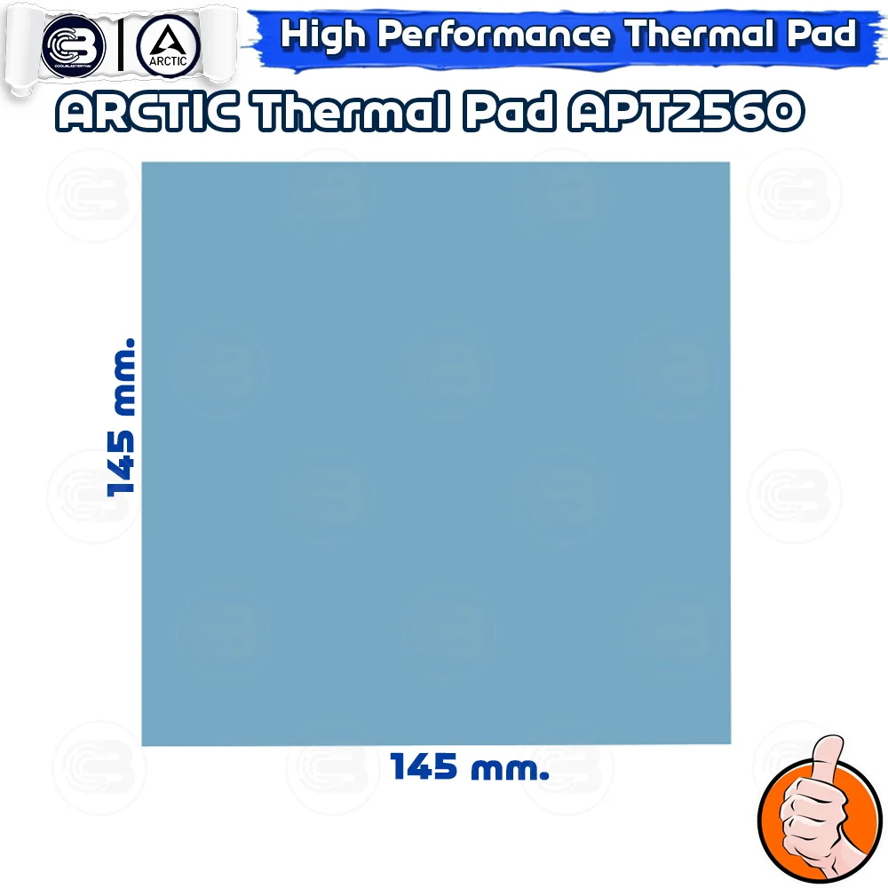 [CoolBlasterThai] ARCTIC TP-2 (APT2560) Thermal Pad 145x145x1.5 mm./6.0 W/mK (ซิลิโคนนำความร้อน)
