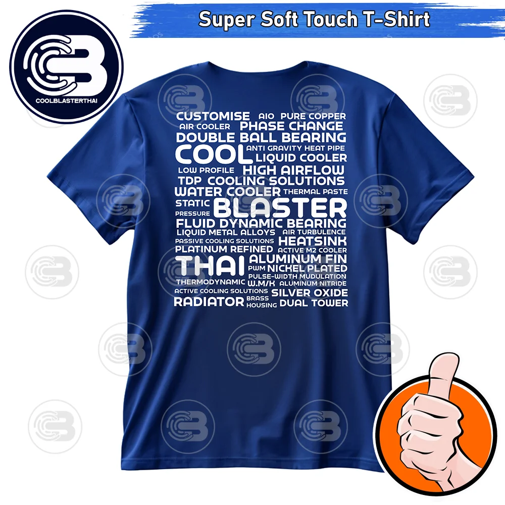 [CoolBlasterThai] Super Soft T-Shirt Unisex Version 2025 Size L (For Member Redemption) (เสื้อยืดคอกลม)
