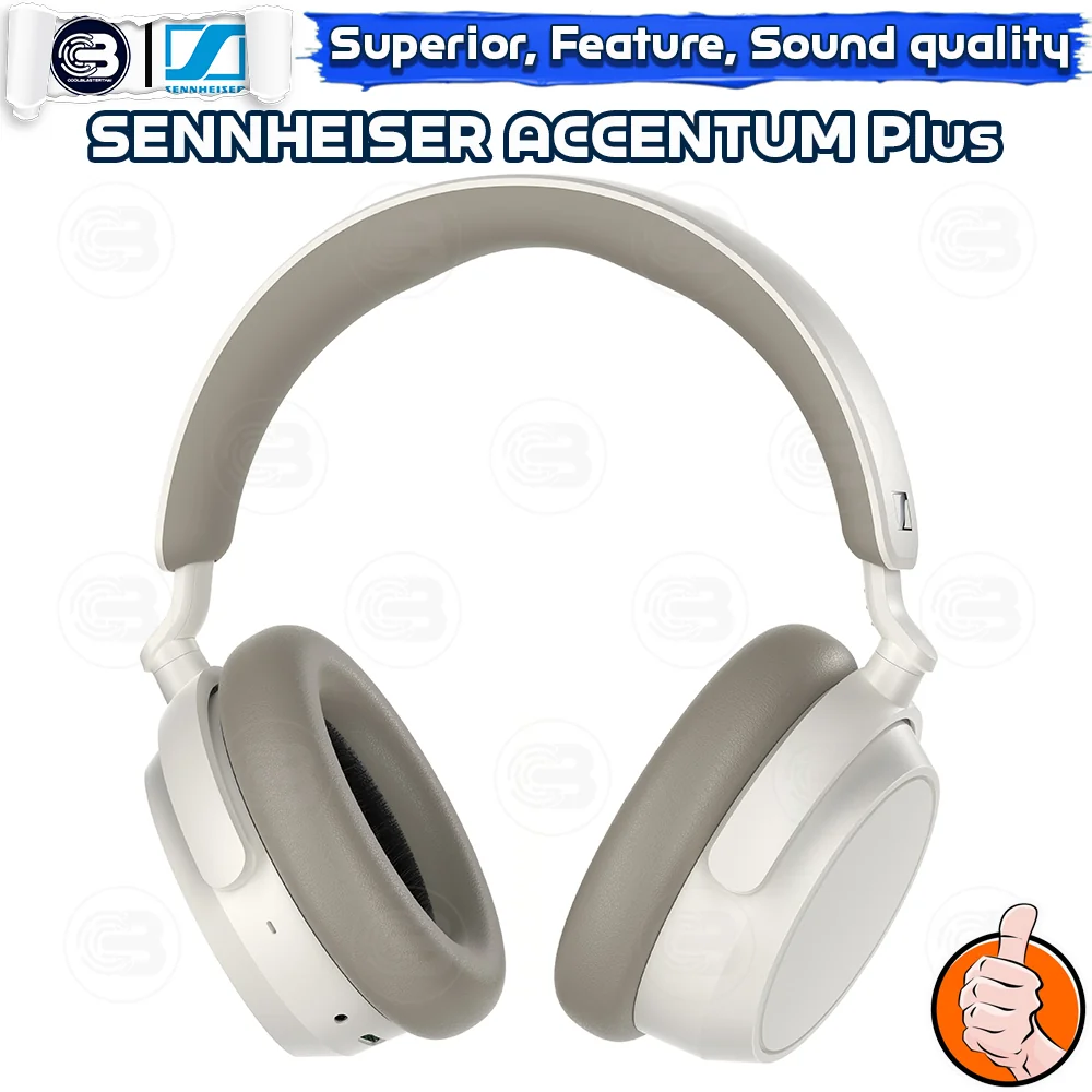 [CoolBlasterThai] SENNHEISER ACCENTUM Plus Wireless WHITE Around-the-ear Sound Quality With ANC