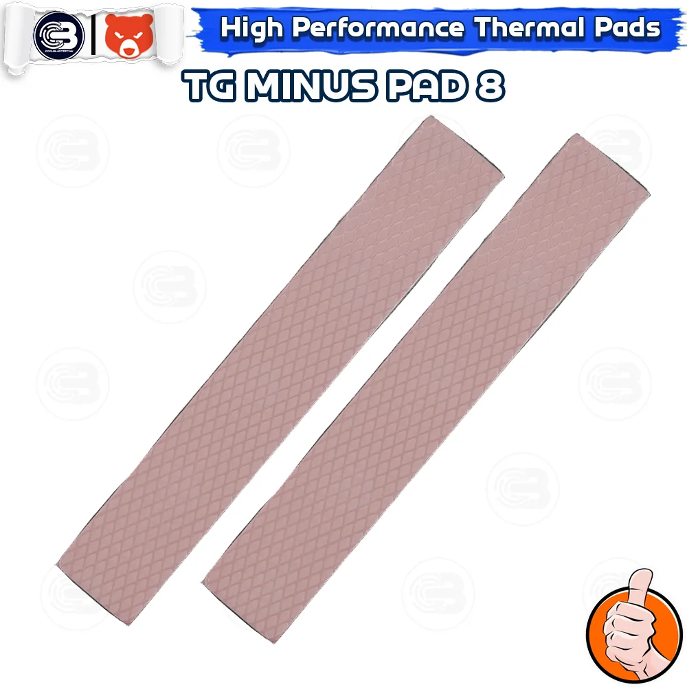 [CoolBlasterThai] THERMAL GRIZZLY MINUS PAD 8 Thermal Pad 2PCS- 120x20 /2.0 mm./8 W/mK