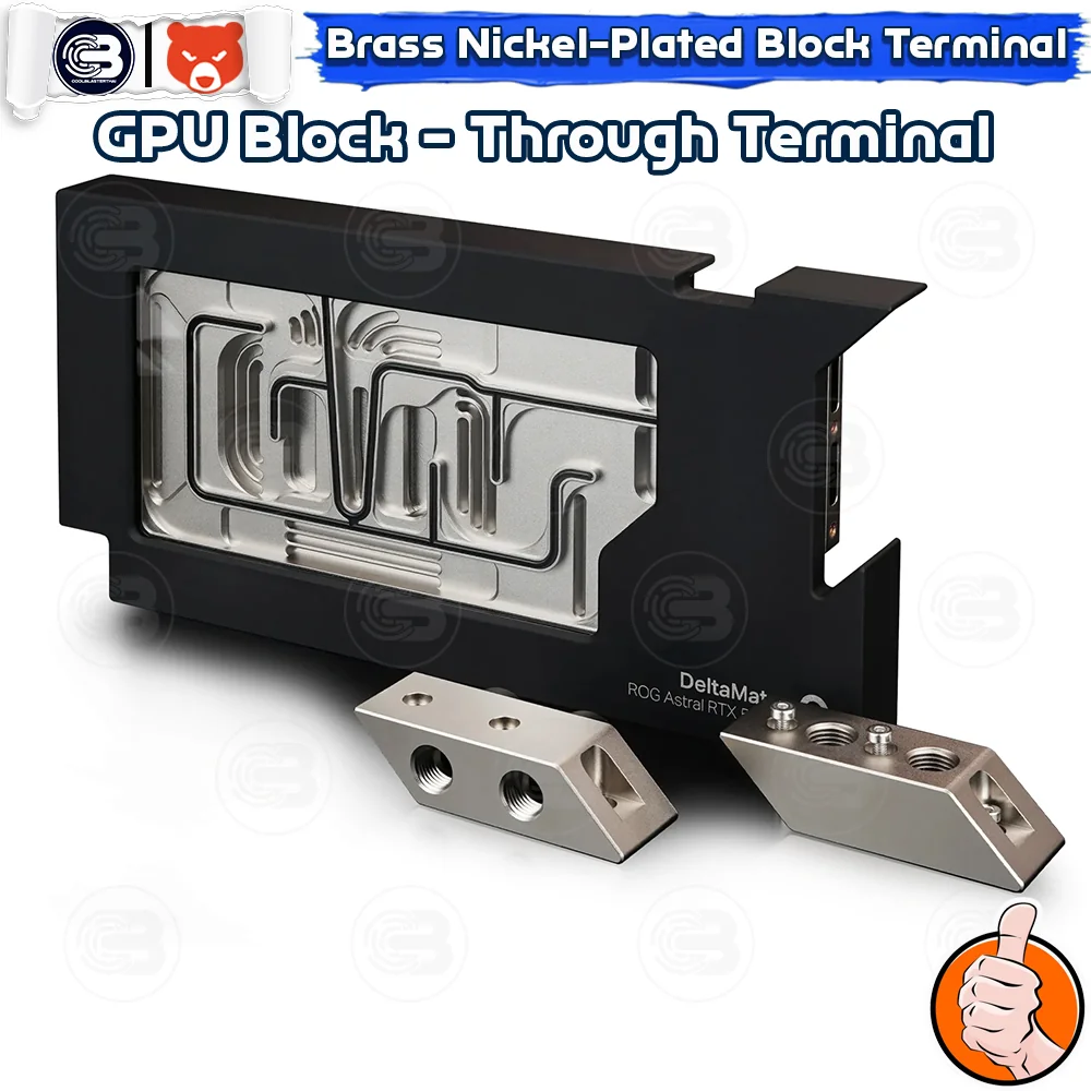 [CoolBlasterThai] THERMAL GRIZZLY DELTAMATE GPU BLOCK THROUGH TERMINAL