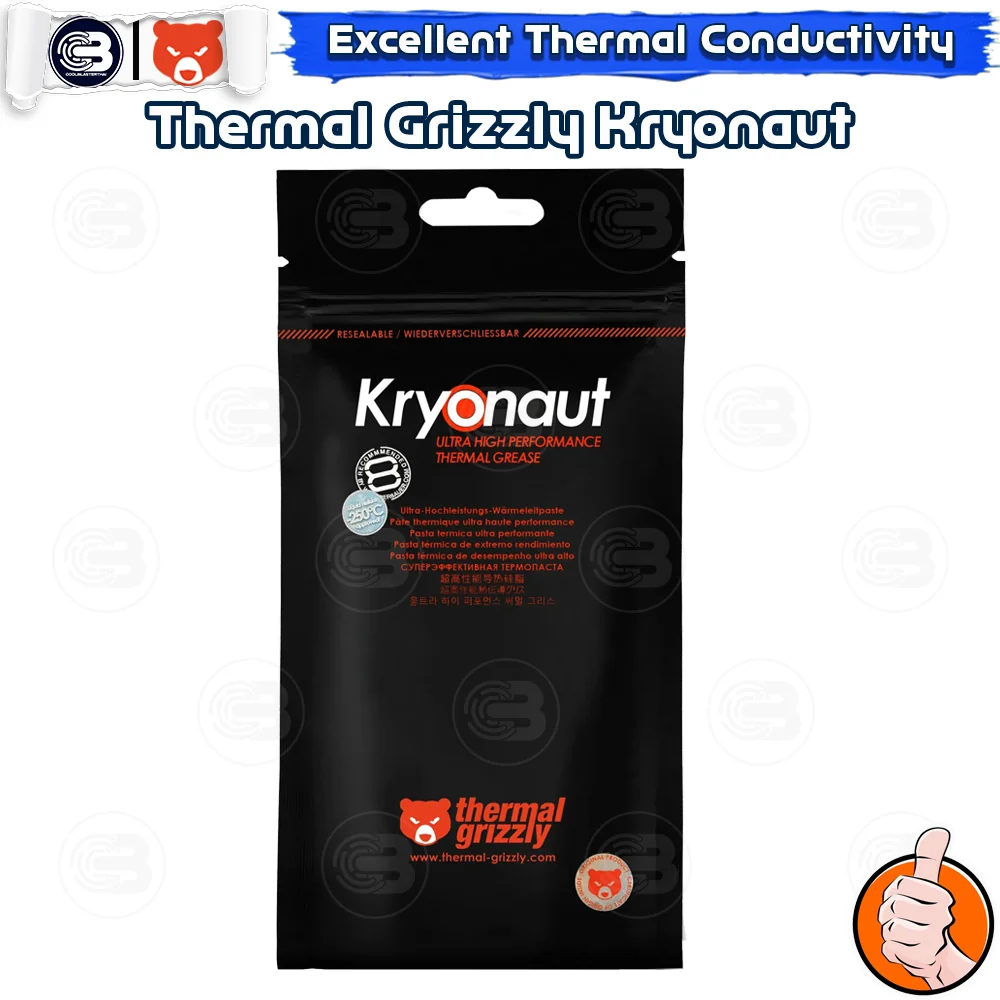 [CoolBlasterThai] THERMAL GRIZZLY KRYONAUT 1g.Thermal compound (ซิลิโคนนำความร้อน)