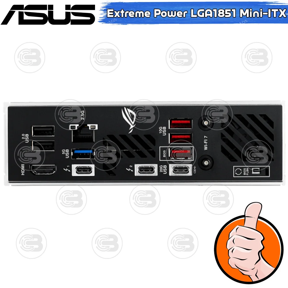 [CoolBlasterThai] ASUS MAINBOARD ROG STRIX Z890-I GAMING WIFI INTEL SOCKET LGA1851 DDR5 MINI-ITX ประกัน 3 ปี