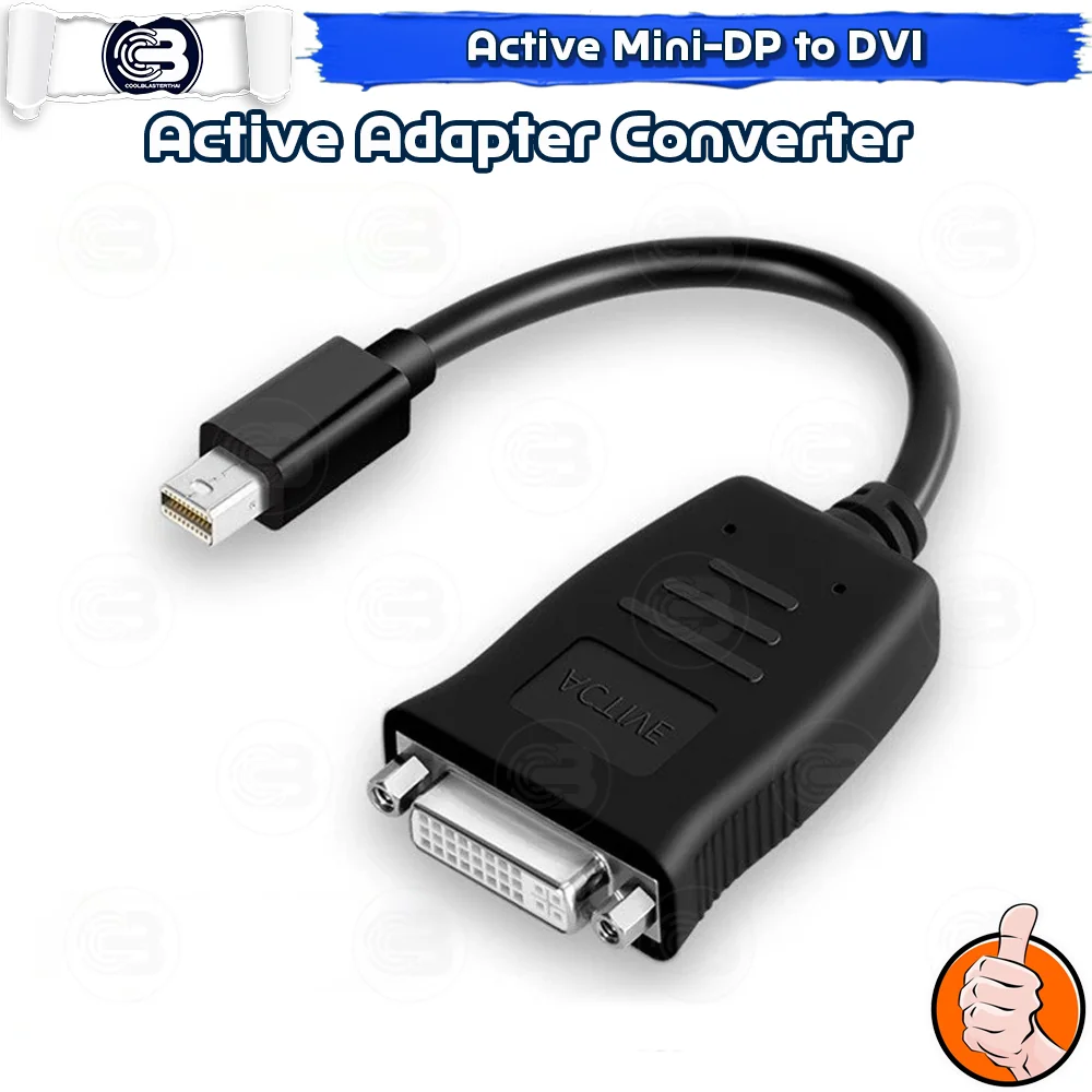[CoolBlasterThai] Active Mini DisplayPort/Thunderbolt (mDP) to DVI